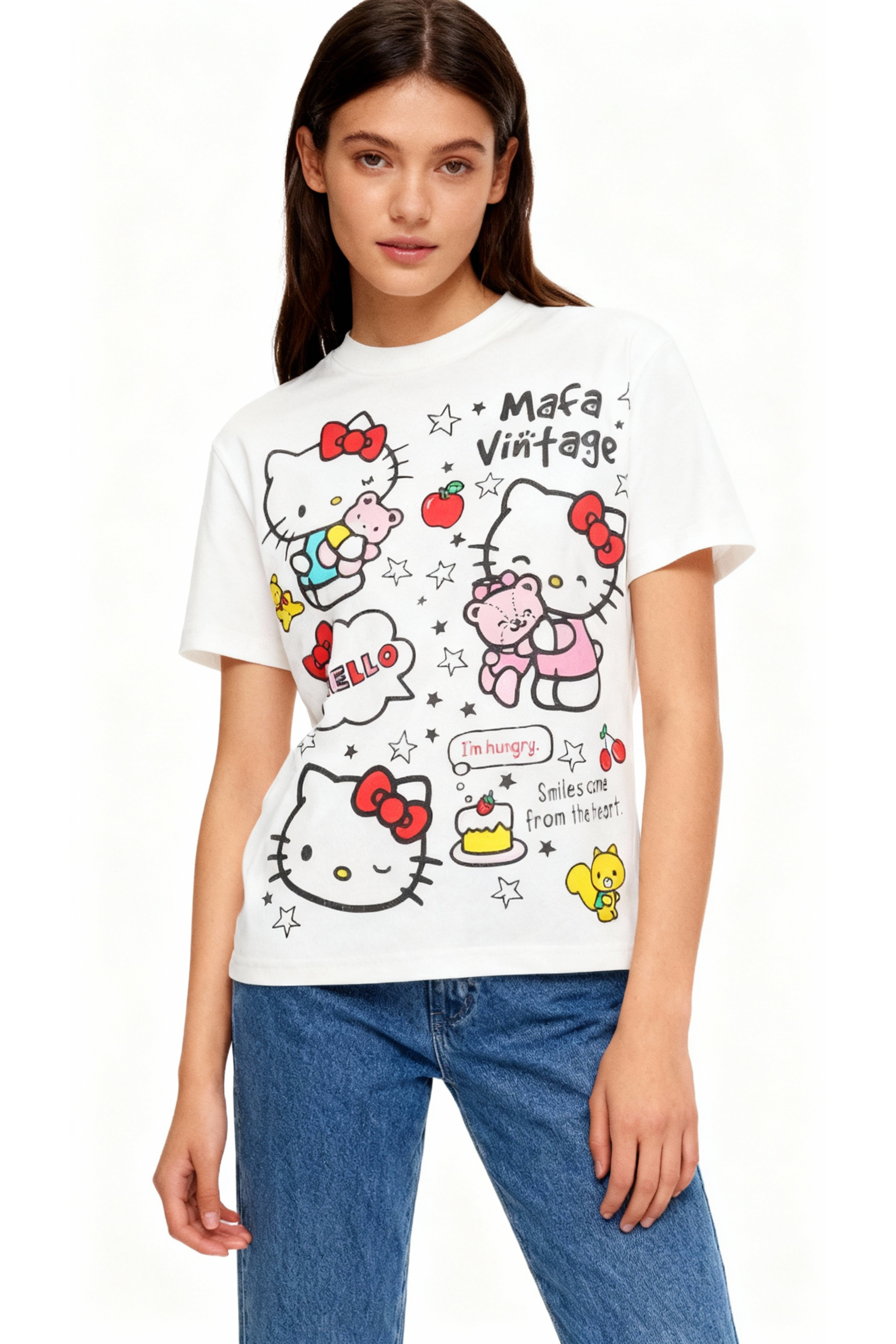 Hello Kitty Printed T-Shirt