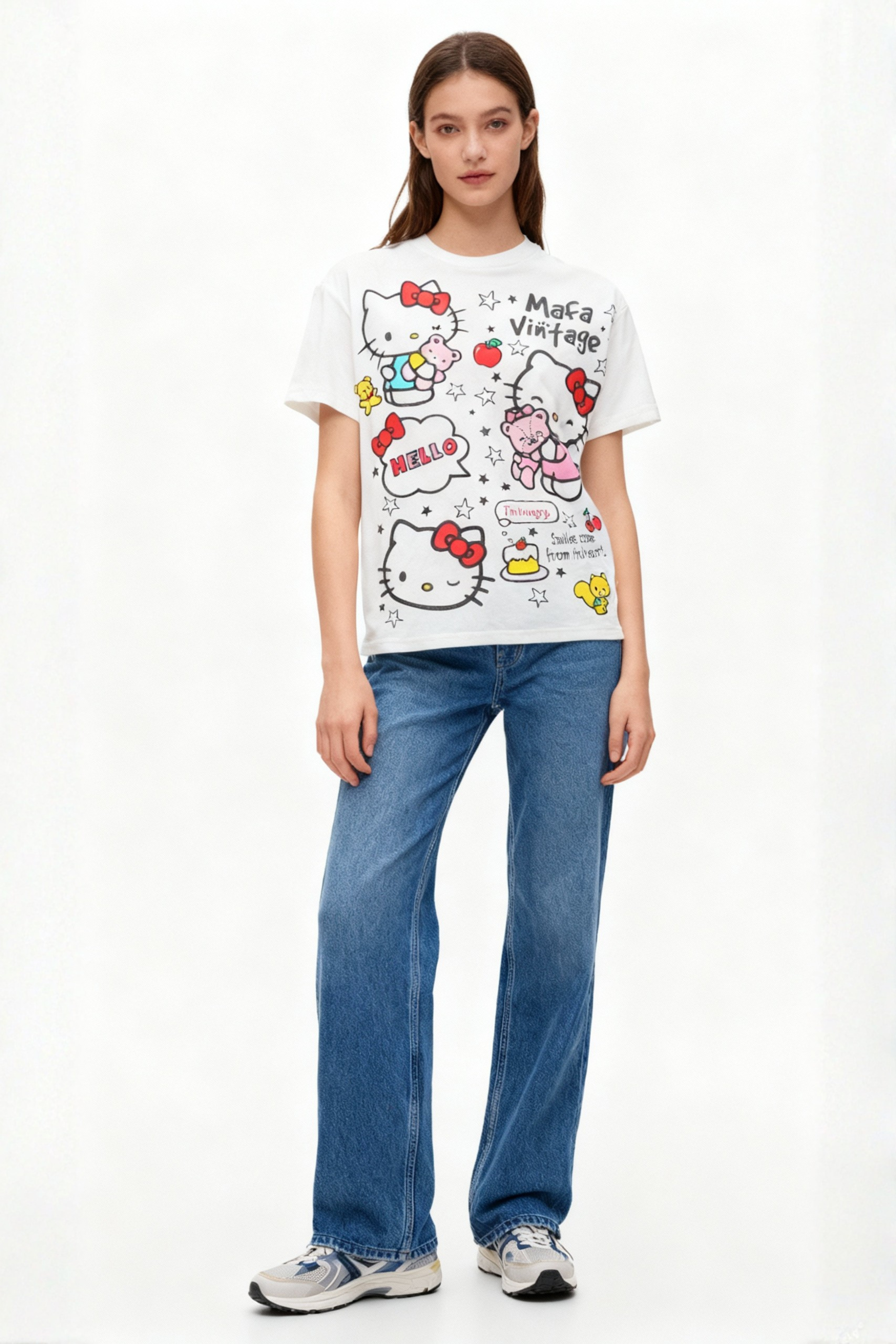 Hello Kitty Printed T-Shirt