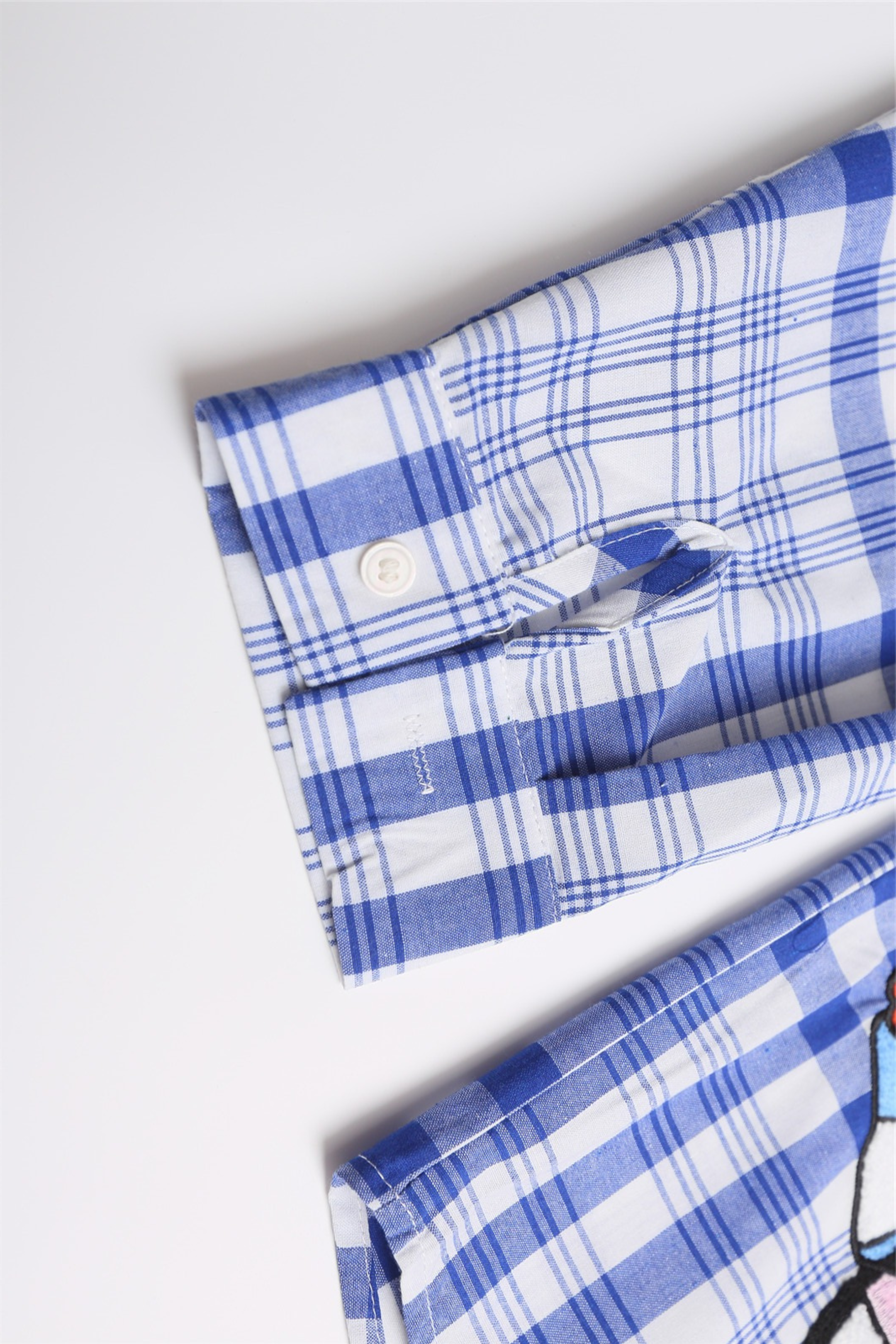 Hello Kitty Plaid Cotton Shirt