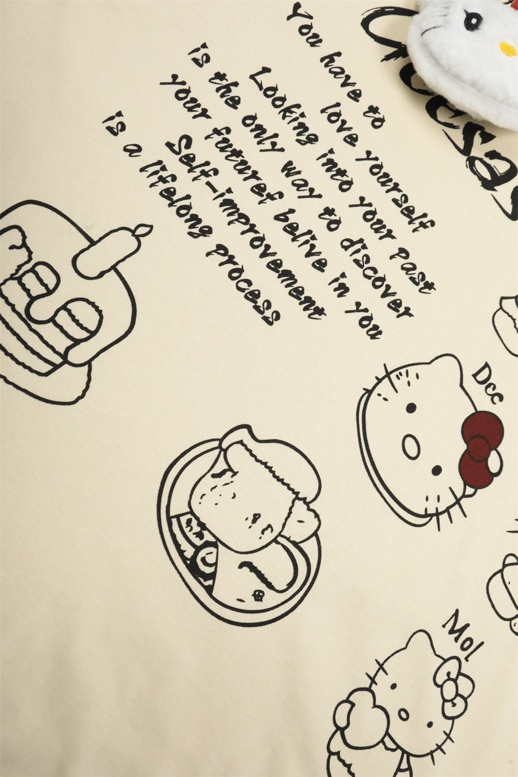 Hello Kitty Oversized Printed T-Shirt