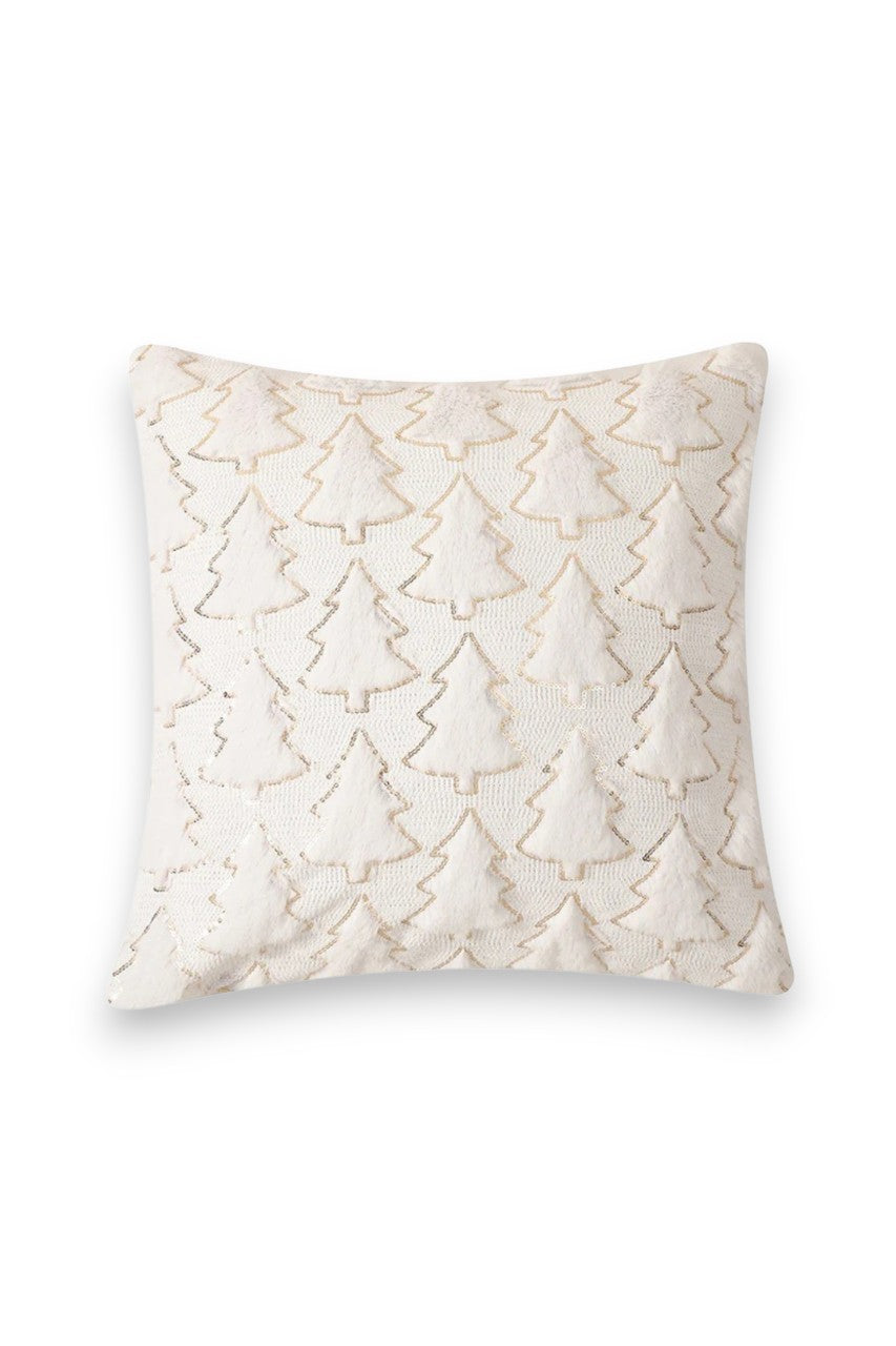Christmas Tree Embroidered Pillowcase ﻿