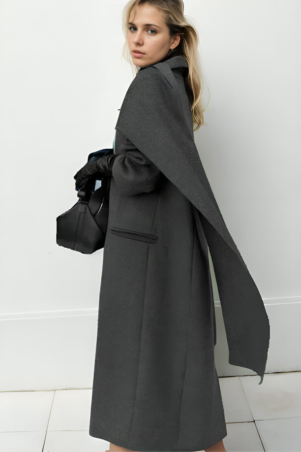Scarf Detailed Coat