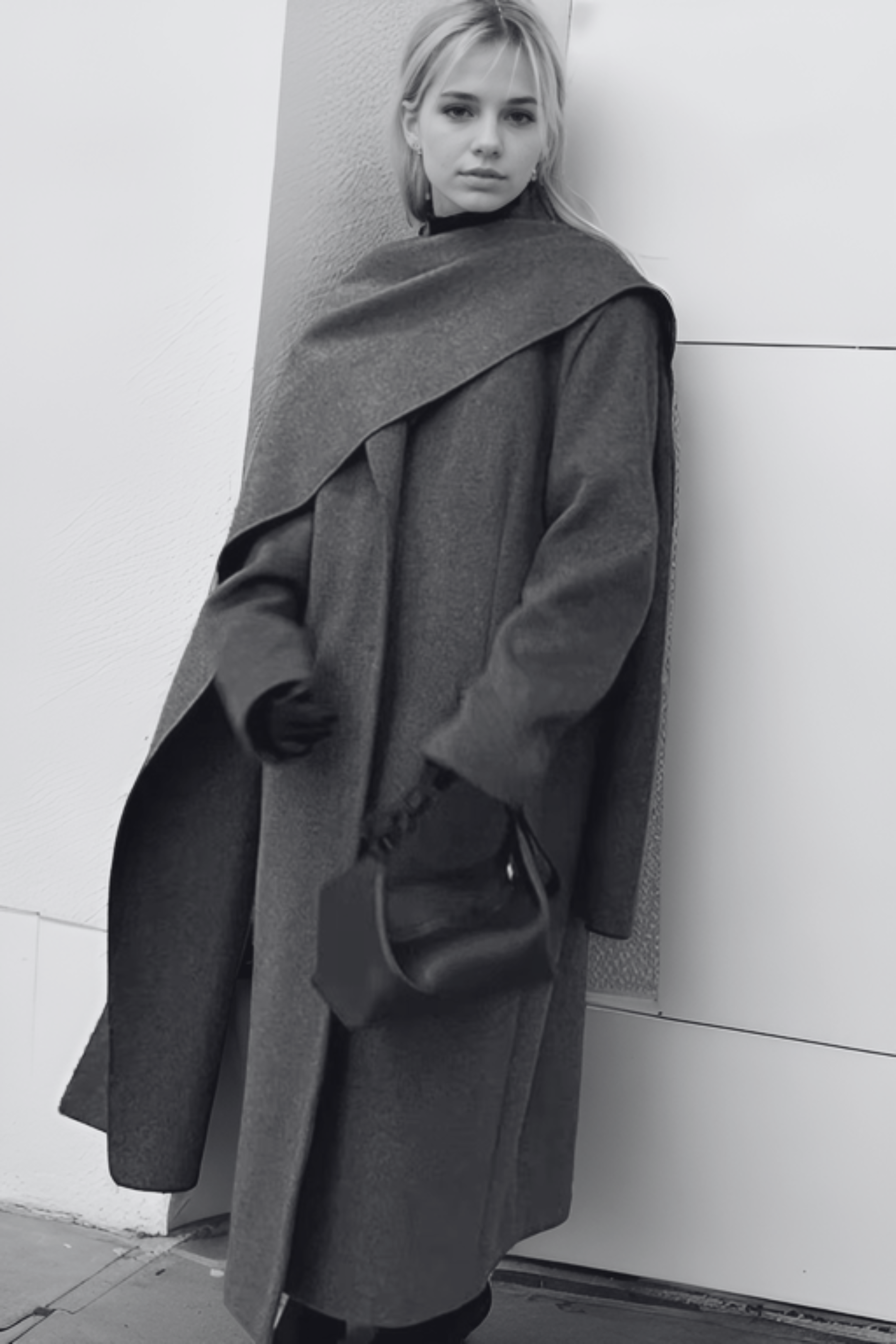 Scarf Detailed Coat