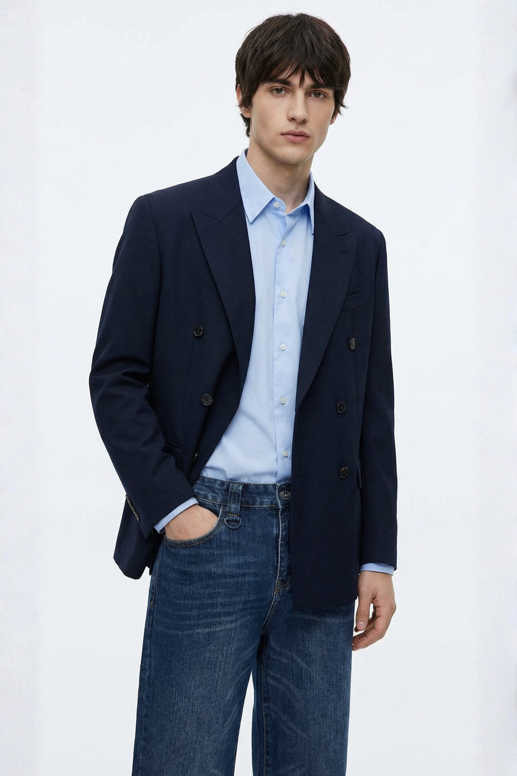 Wide Straight Jeans