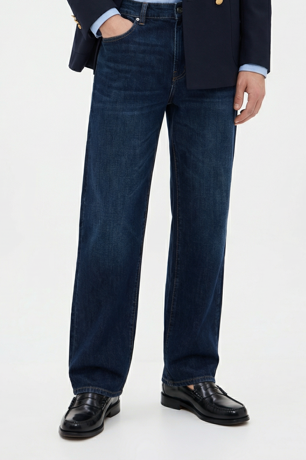 Wide Straight Jeans