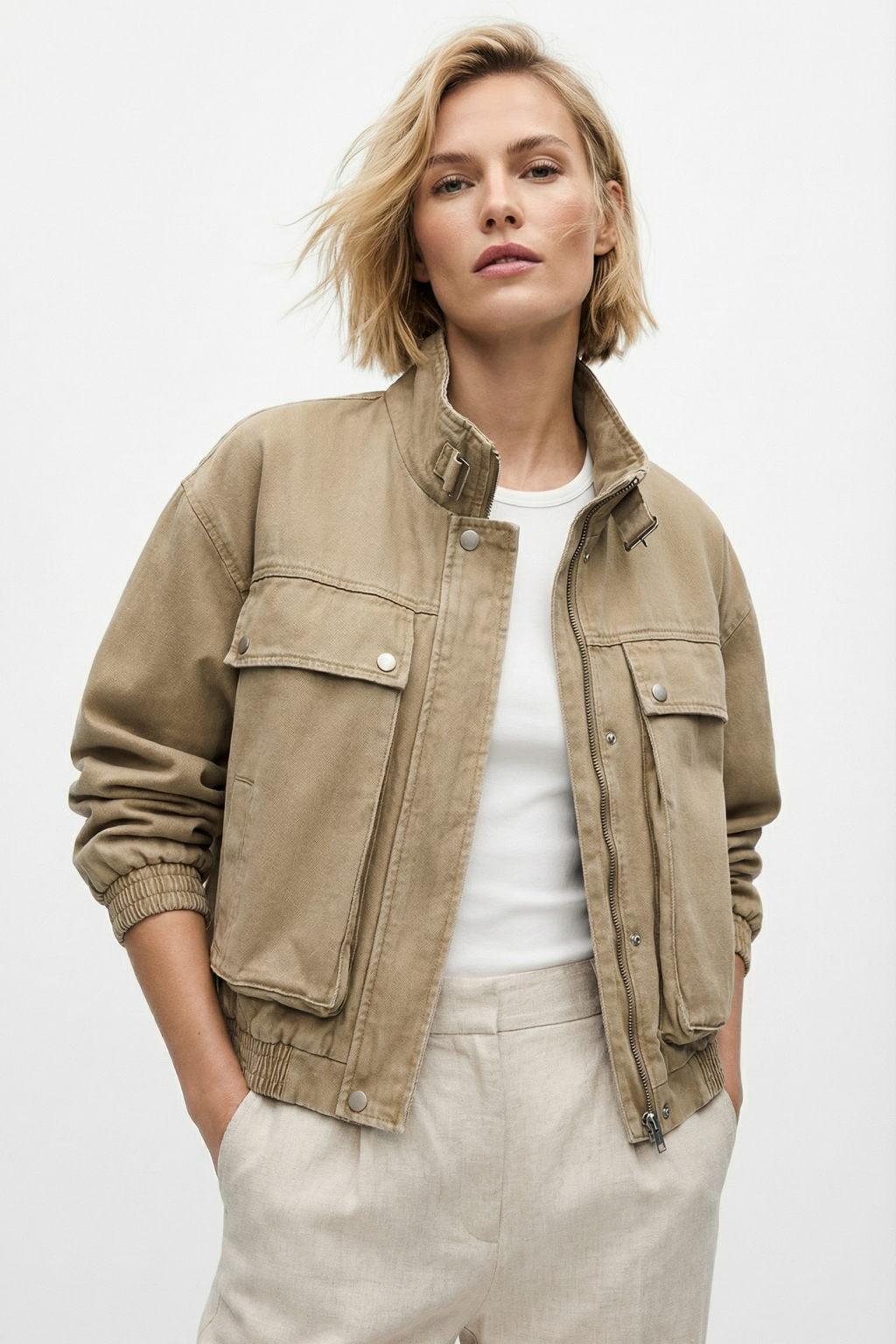 Padded Canvas Jacket