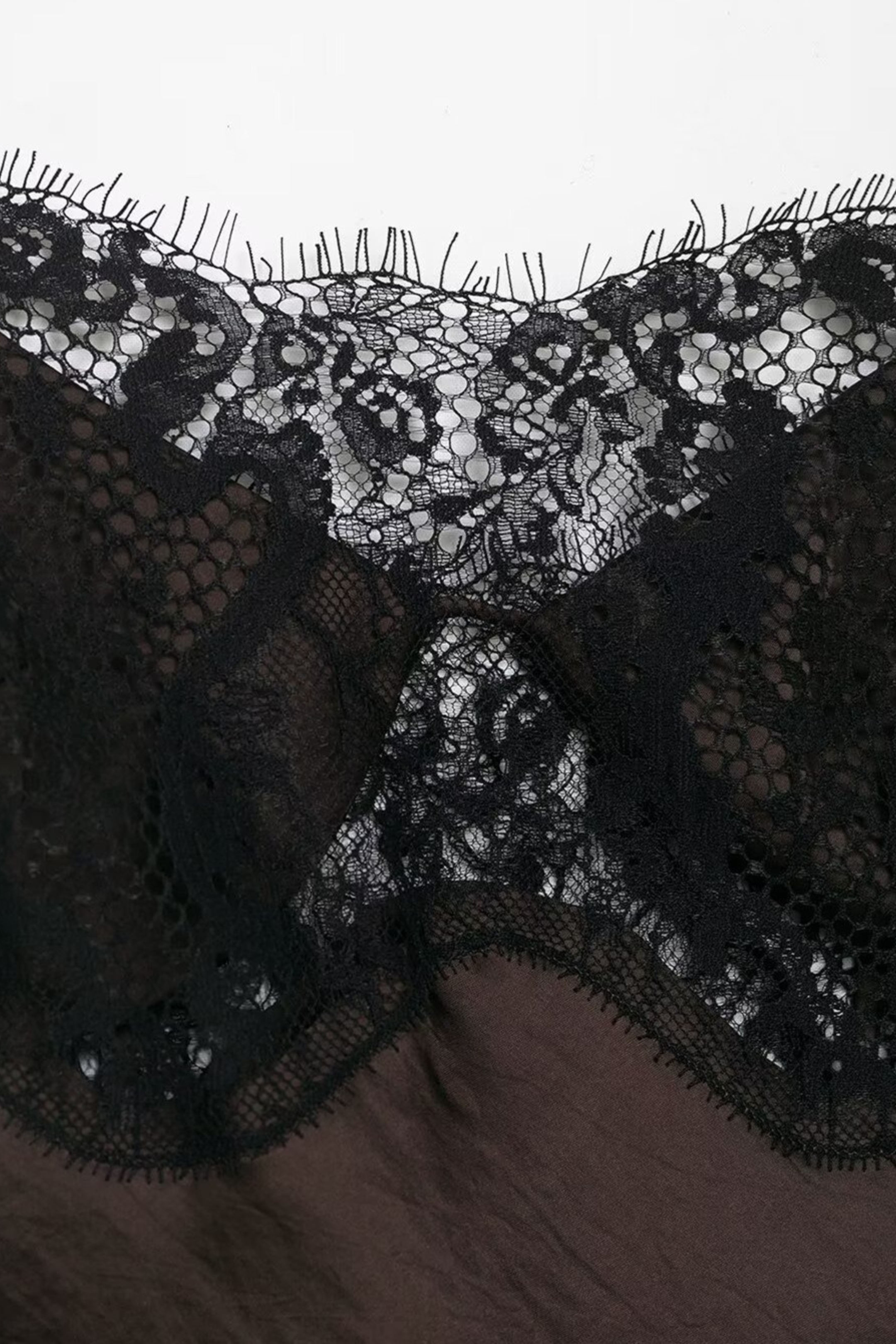 Lace Satin Slip Dress