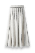 Striped Knit Maxi Skirt