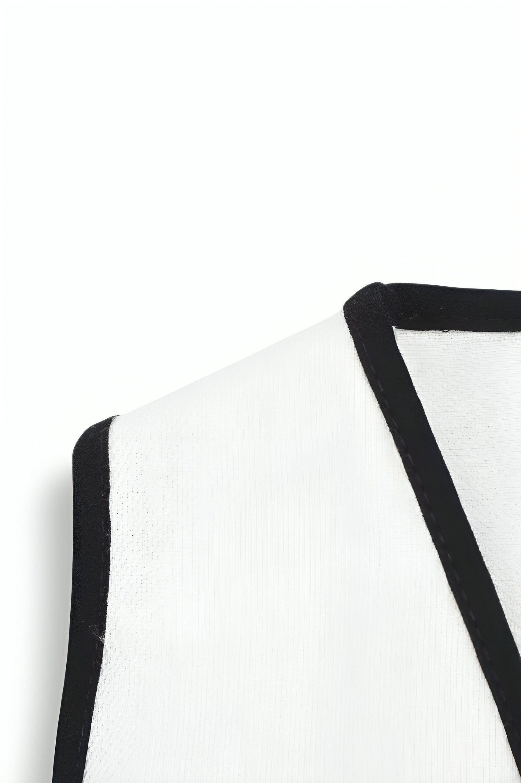 Trim V Neck Beach Dress