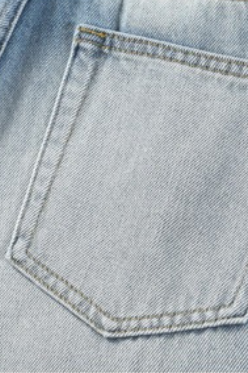 High Waist Washed Jeans