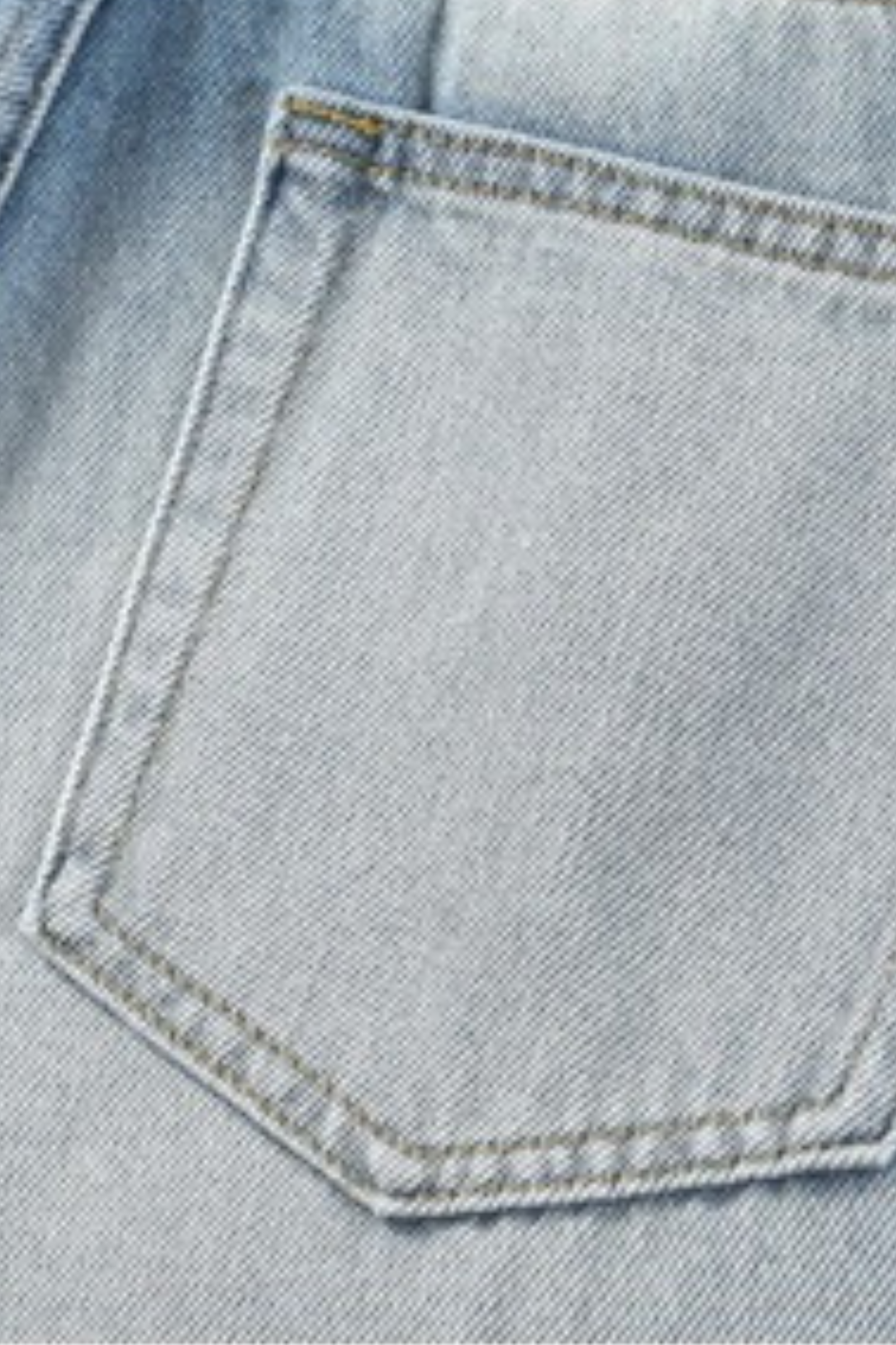 High Waist Washed Jeans