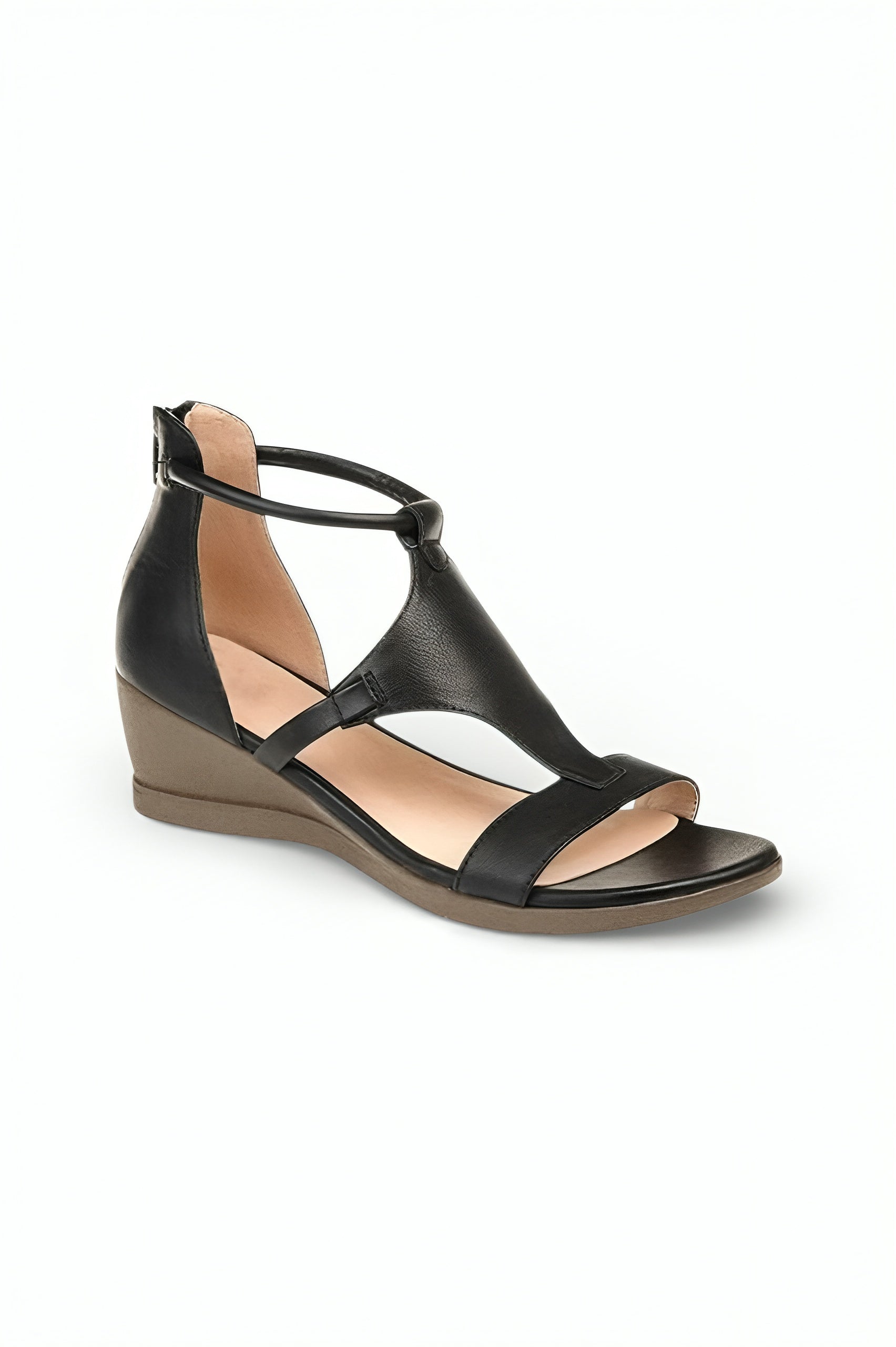 Heeled Wedge Sandals