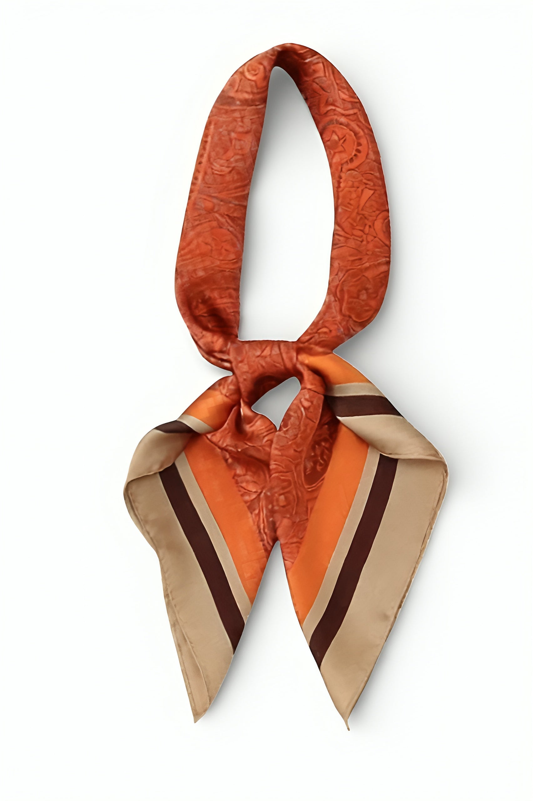 Paisley Orange Scarf