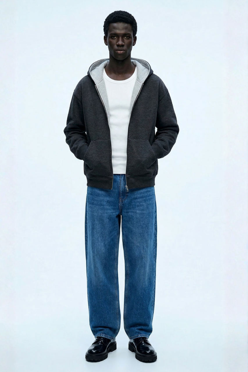 Oversized Hooded Jacket