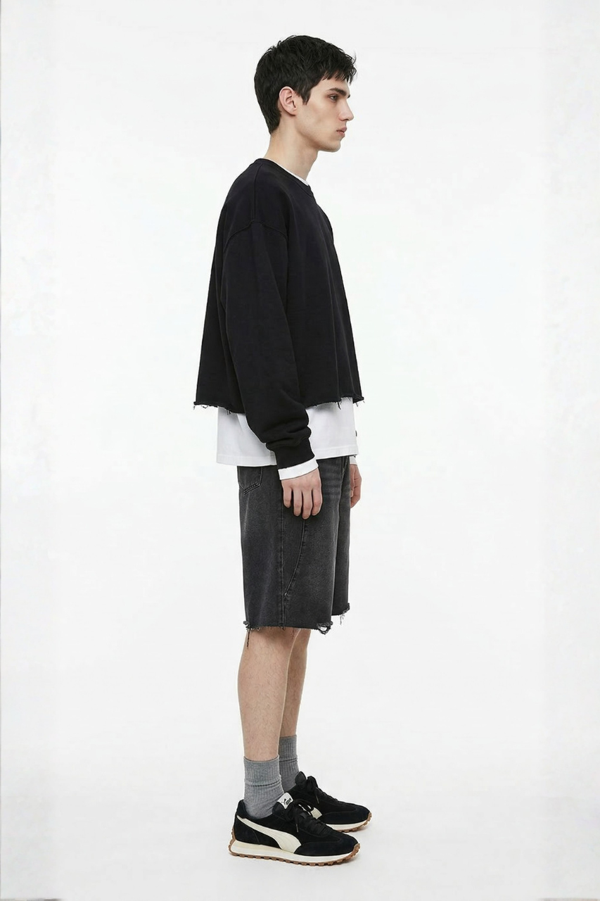 Baggy Denim Shorts