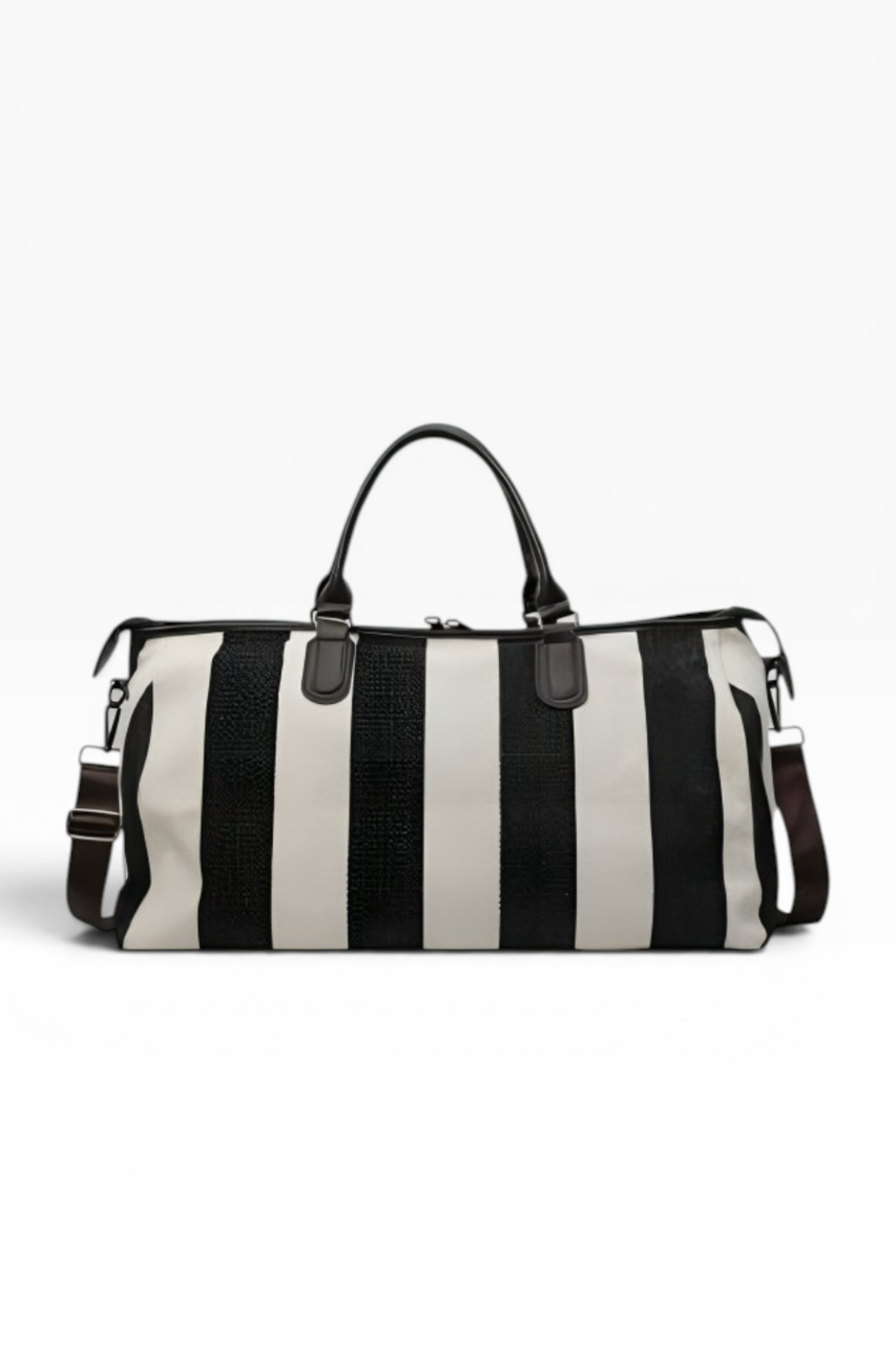 Striped Crossbody Bag