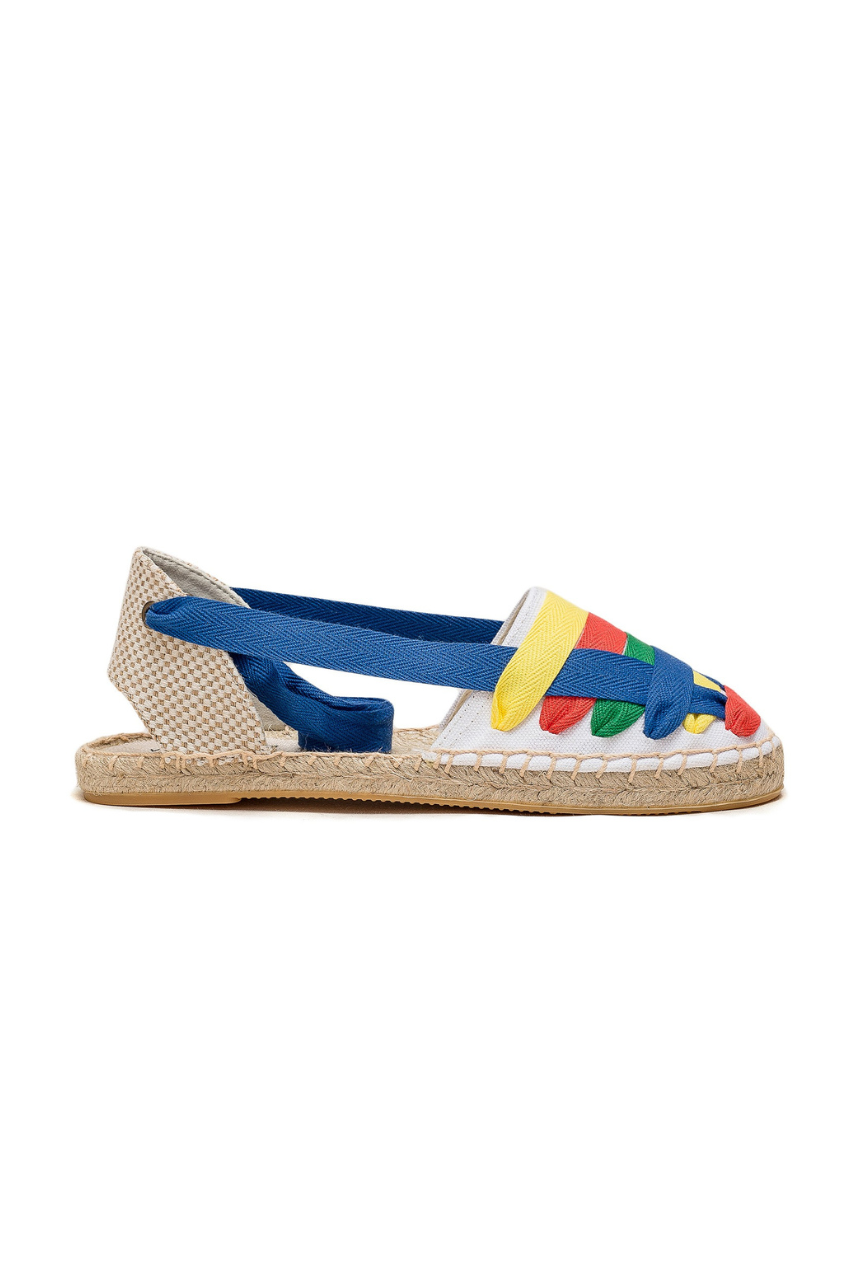 Ribbon Strap Espadrille Sandals
