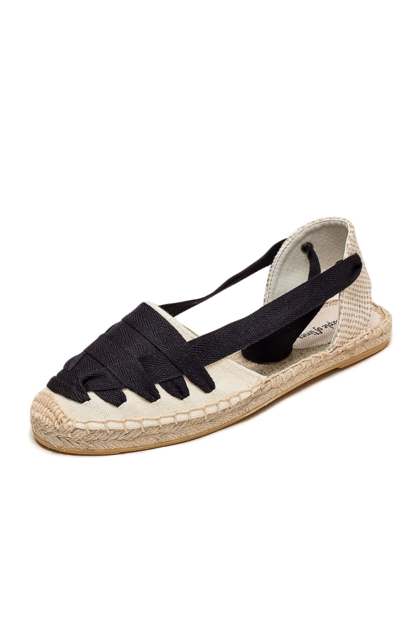 Ribbon Strap Espadrille Sandals