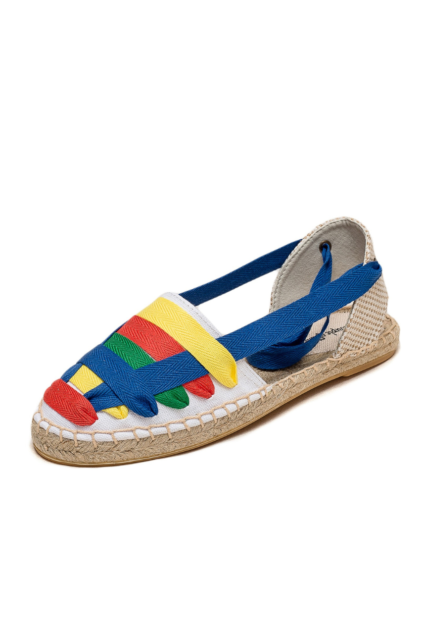 Ribbon Strap Espadrille Sandals
