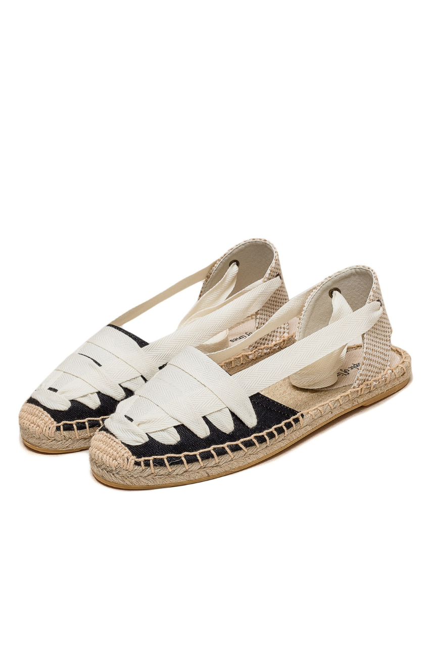 Ribbon Strap Espadrille Sandals