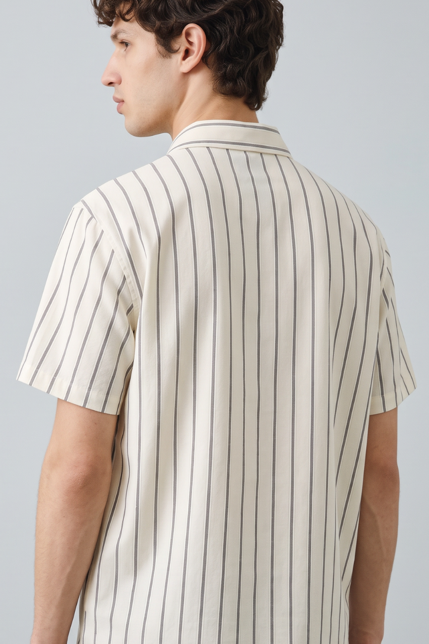 Striped Mesh Shirt