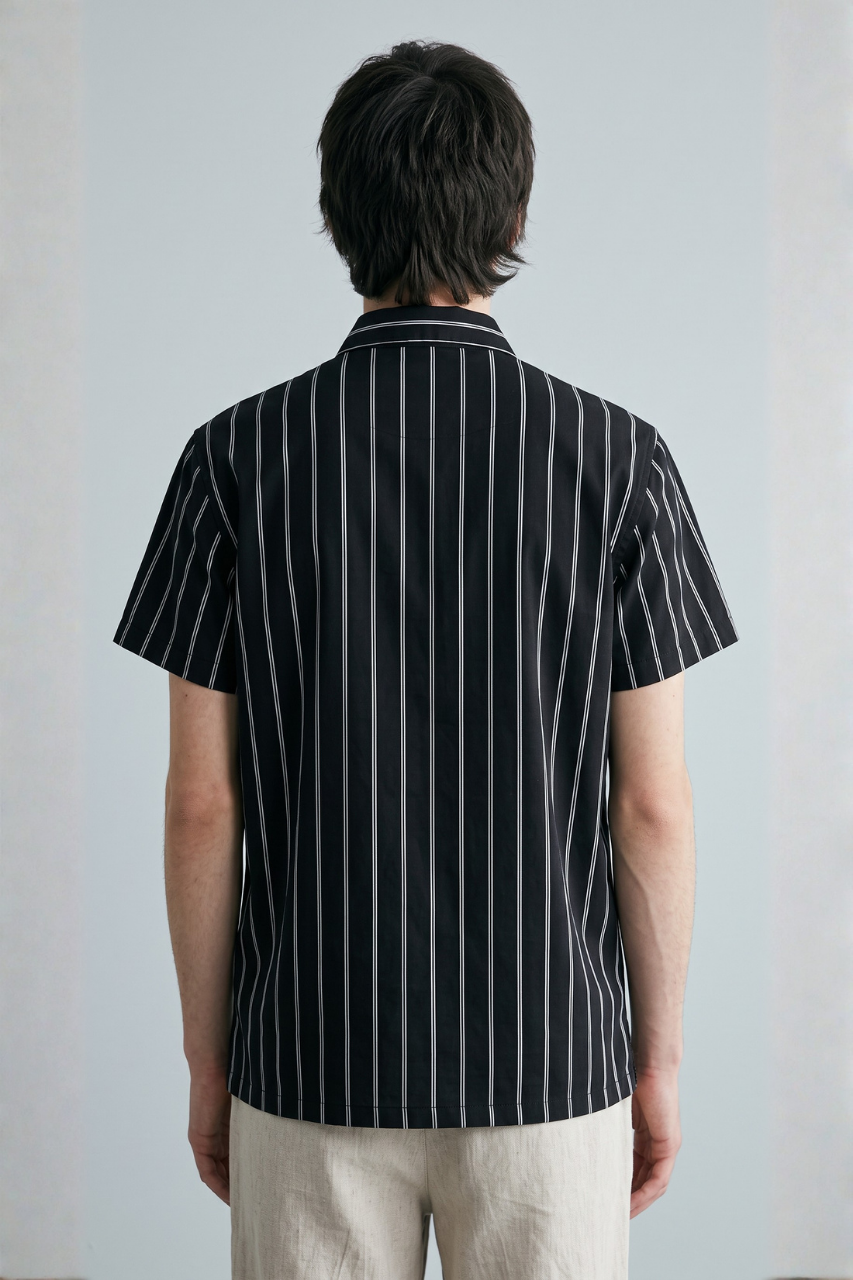 Striped Mesh Shirt