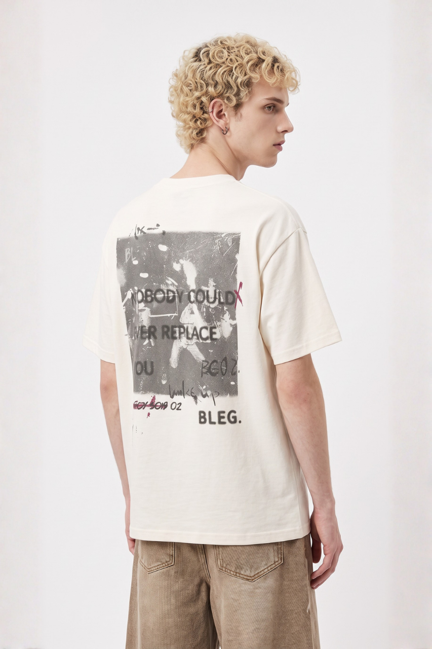 Oversized Graphic Cotton T-Shirt