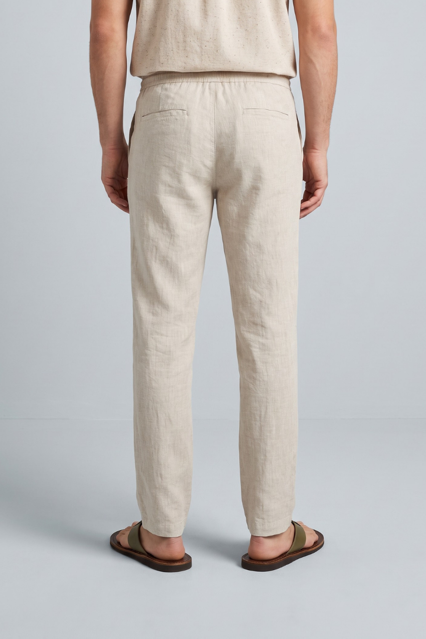 Loose Fit Cotton Linen Pants