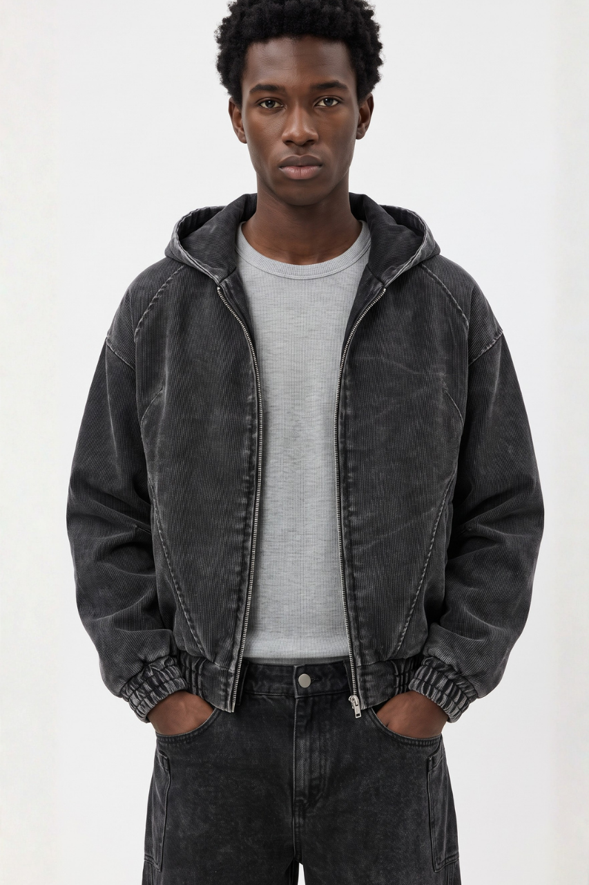 Hooded Zip Jacket