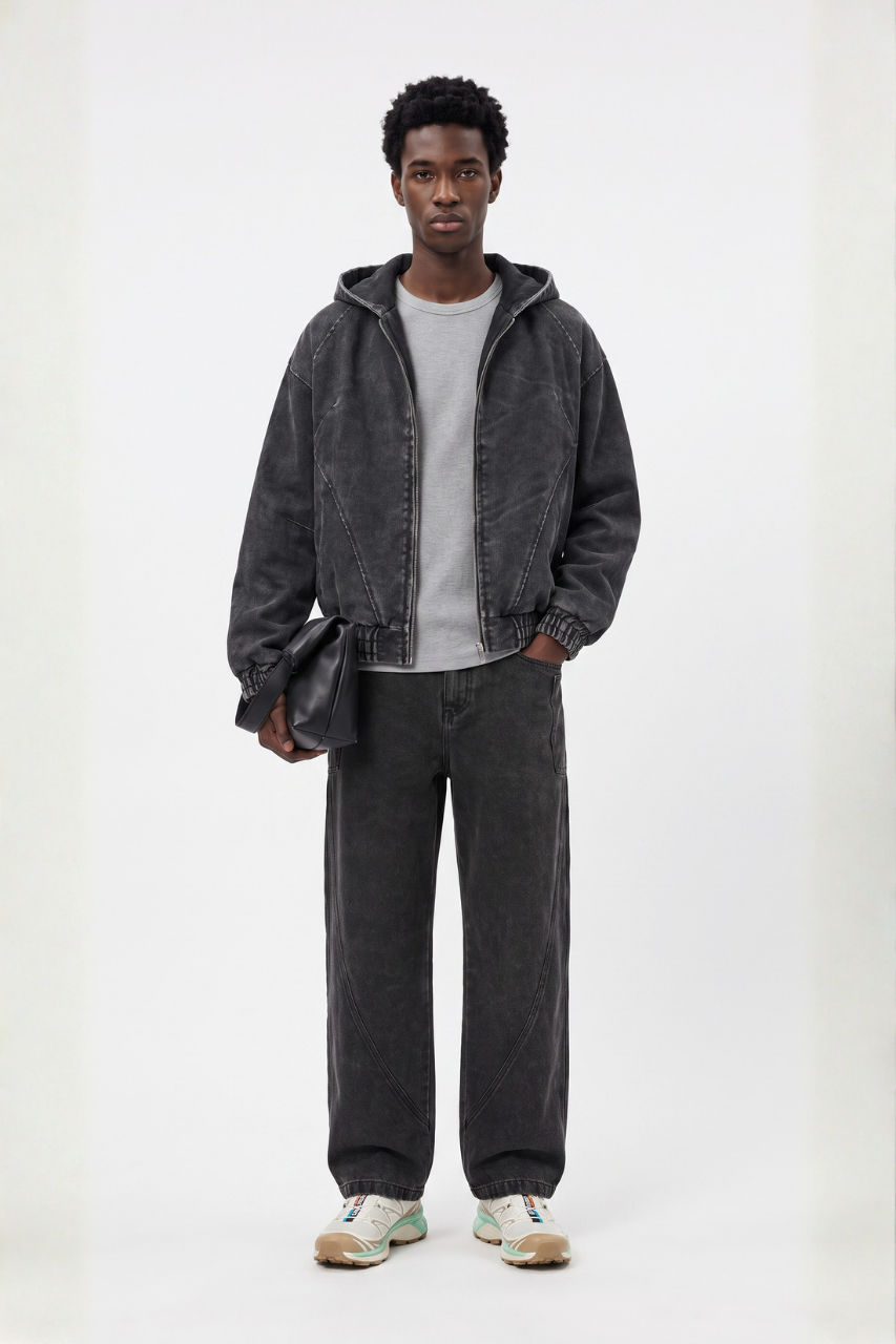 Hooded Zip Jacket