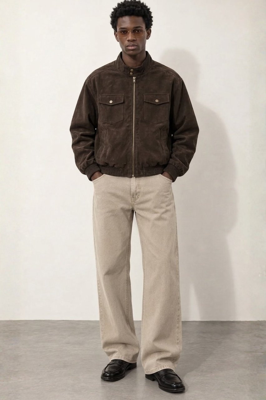 Loose fit Harrington Jacket