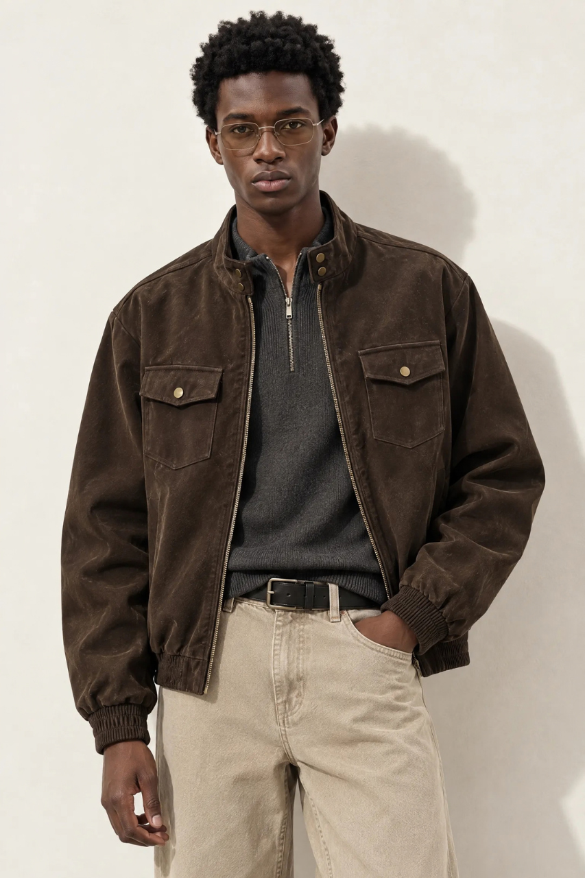 Loose fit Harrington Jacket