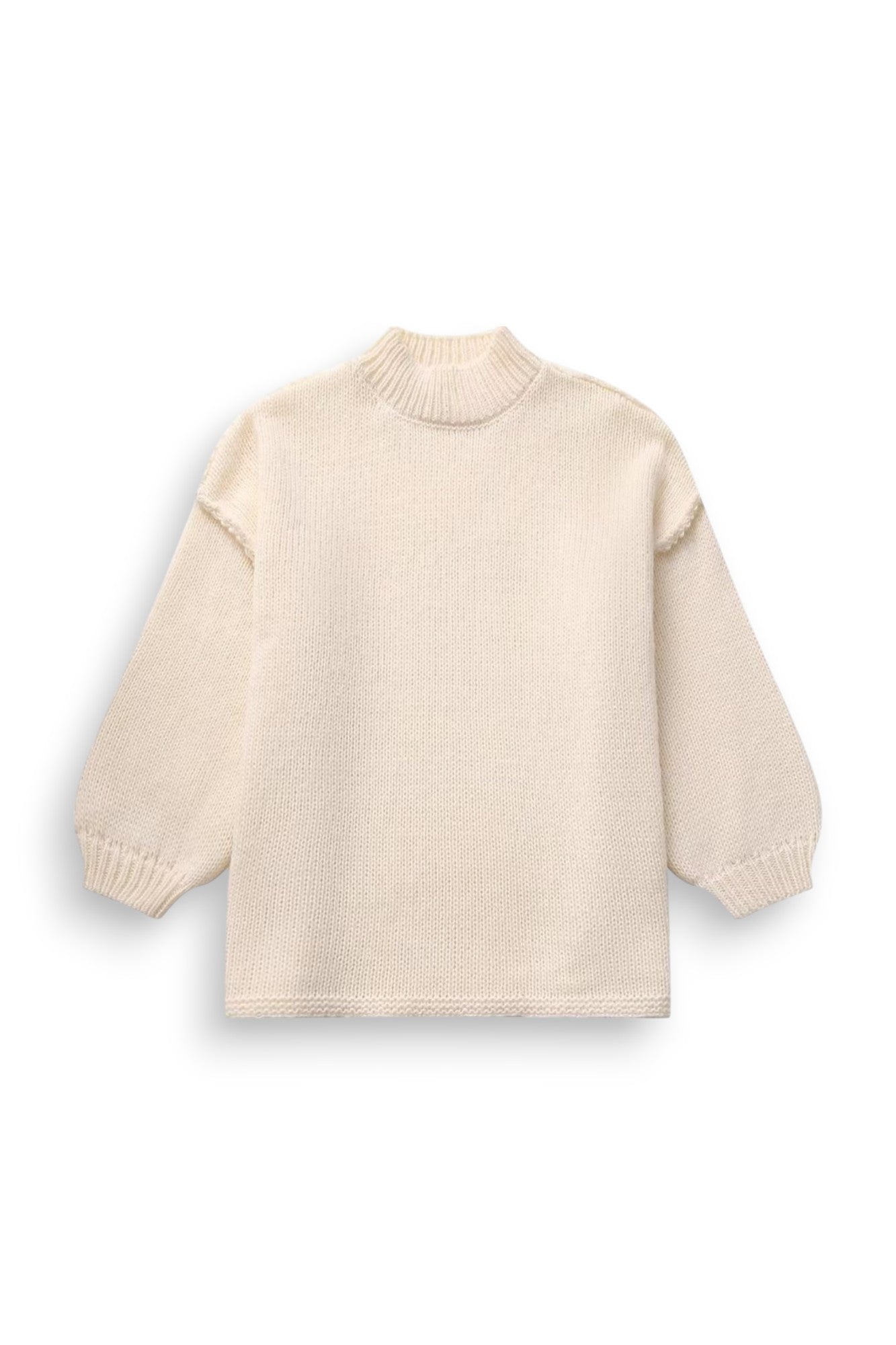 Rib-Knit Oversized Turtleneck