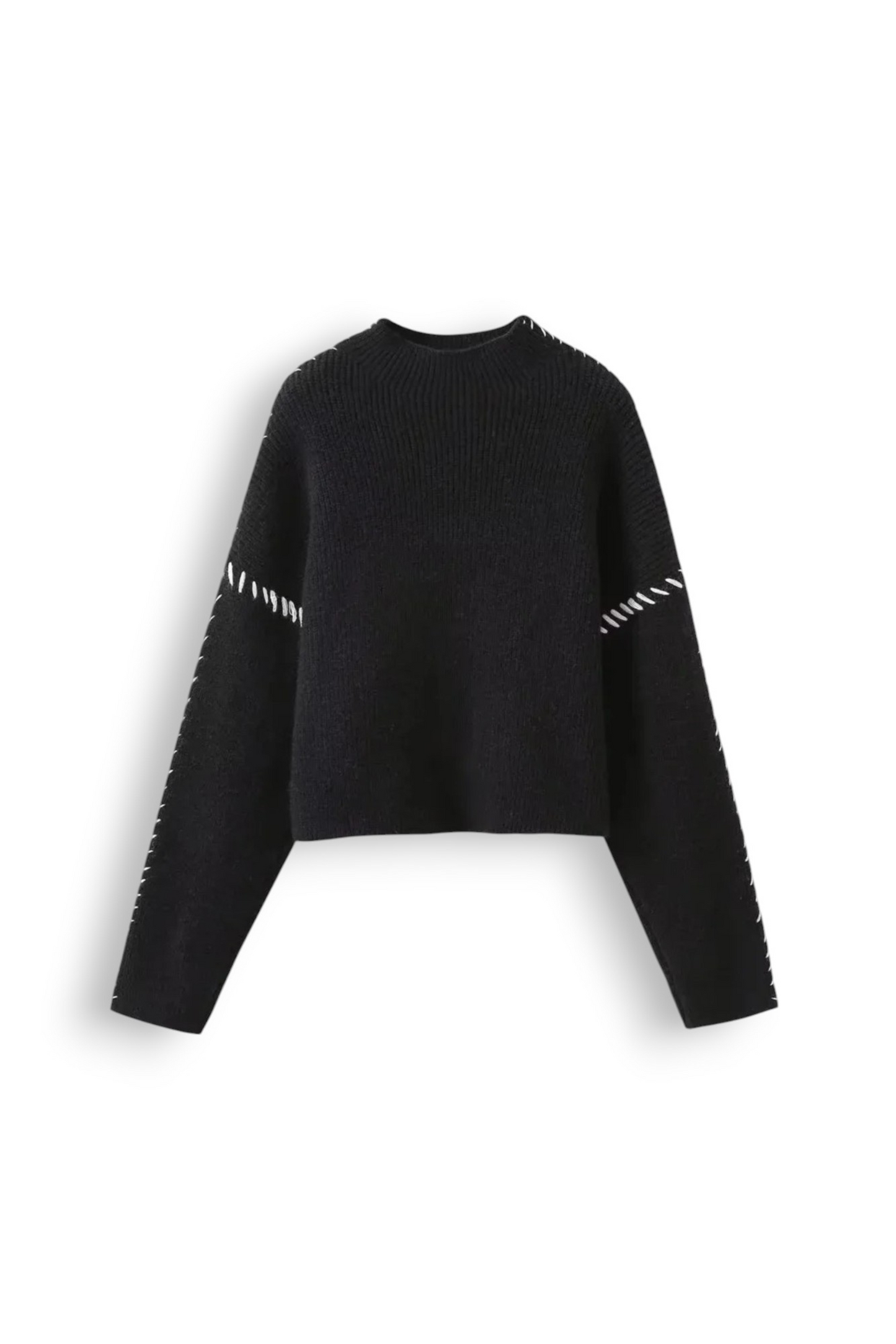 Mock Oversize Knit Turtleneck