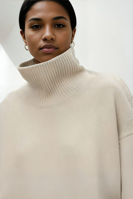 High Neck cashmere sweater