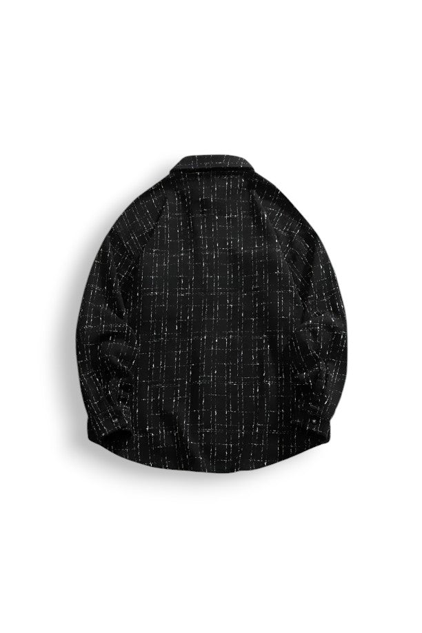 Tweed Pattern Overshirt