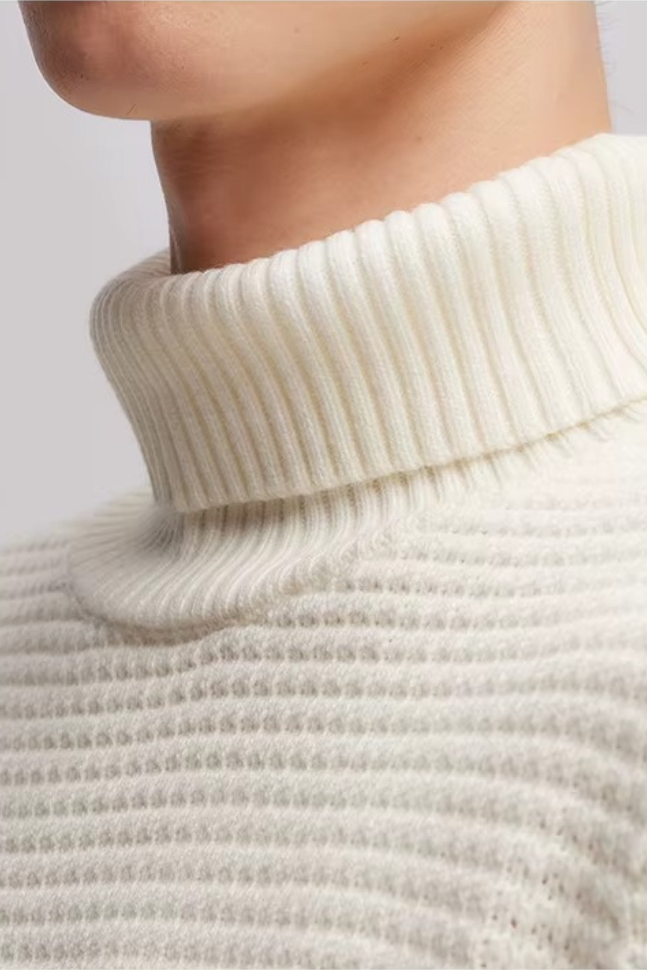 Wool Mock Turtleneck Sweater