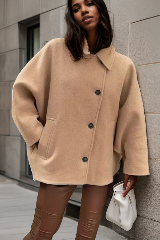 Oversized Single Breasted Coat