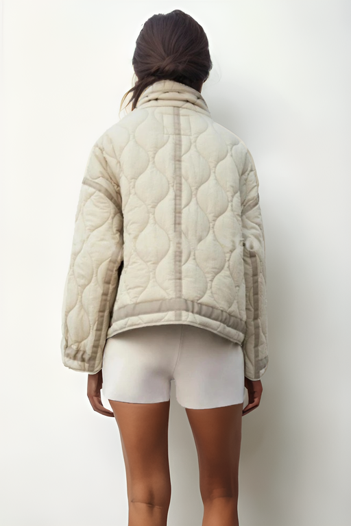 Solid Quilted Jacket