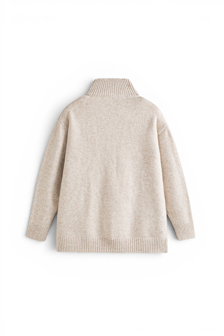 Textured Knit Cardigan Sweater