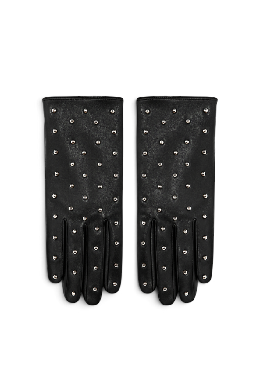 Studded Leather Gloves