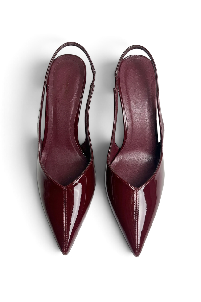 Point Toe Slingback Heels