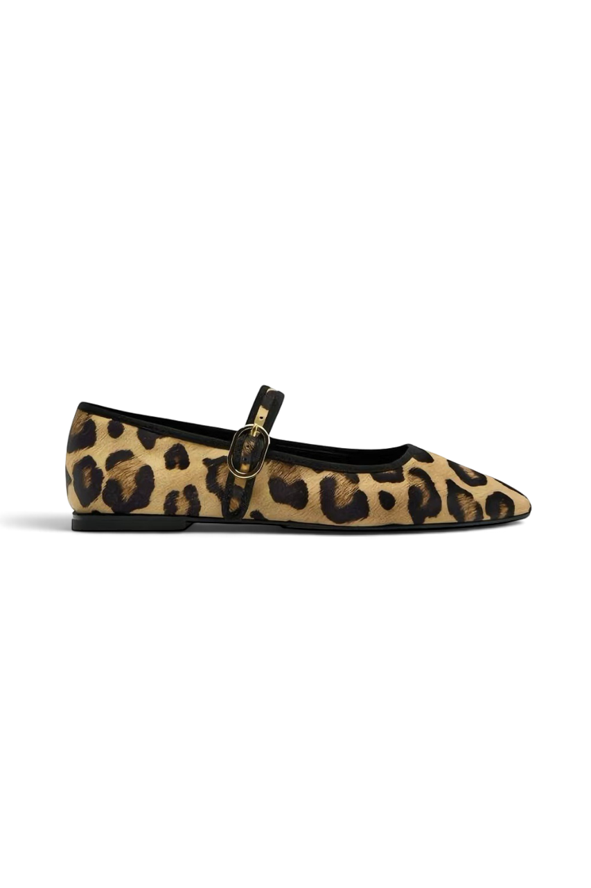 Leopard Mary Janes
