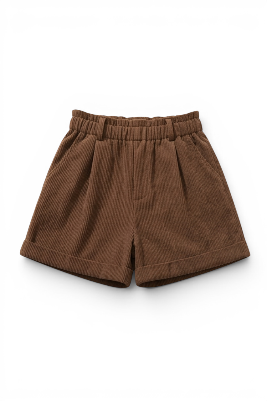 High Waist Trouser Shorts