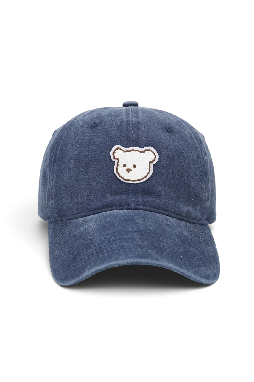 Bear Embroidered Cap