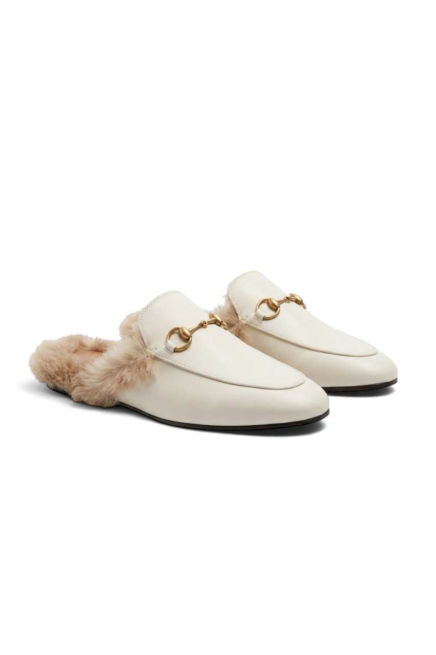 Leather Mule Slippers