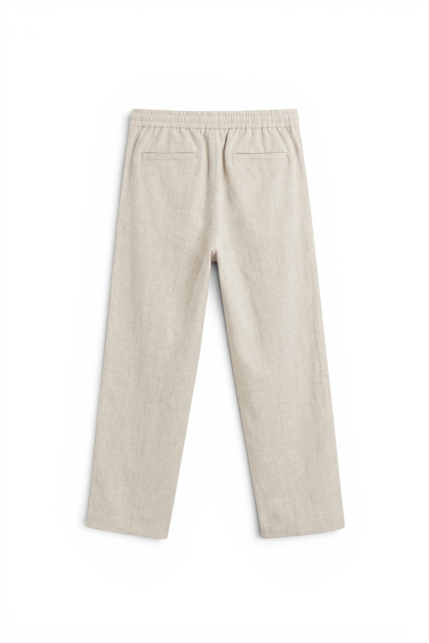 Loose Fit Cotton Linen Pants