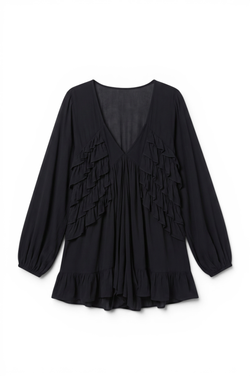 Sheer Chiffon Blouse
