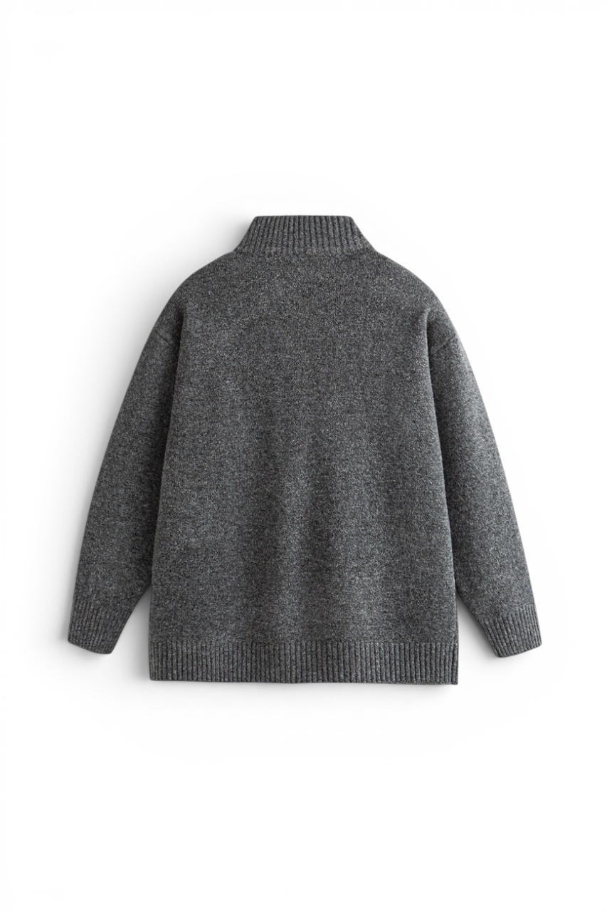 Textured Knit Cardigan Sweater