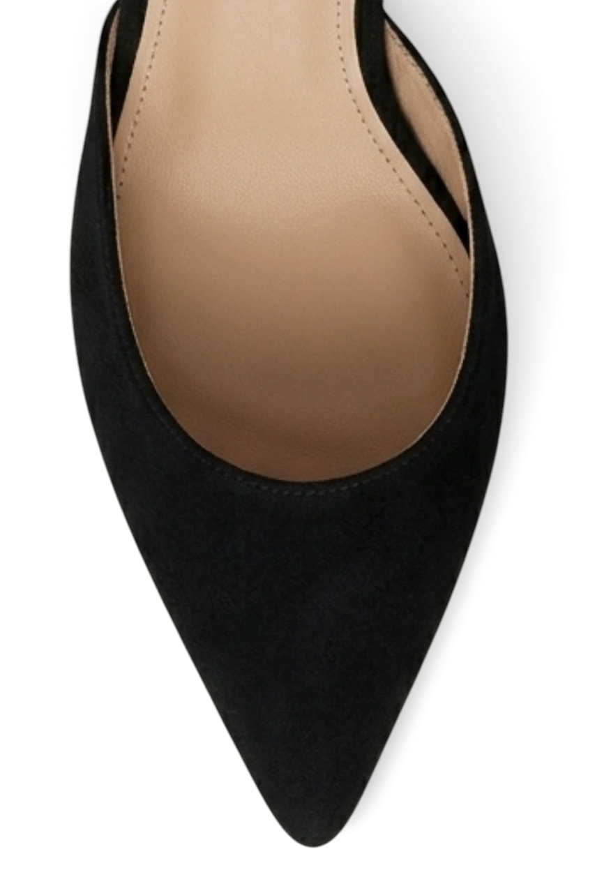 Suede Mule Heels